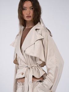 NYLON SHORT TRENCH