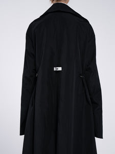 SIGNATURE NYLON PARKA - BLACK